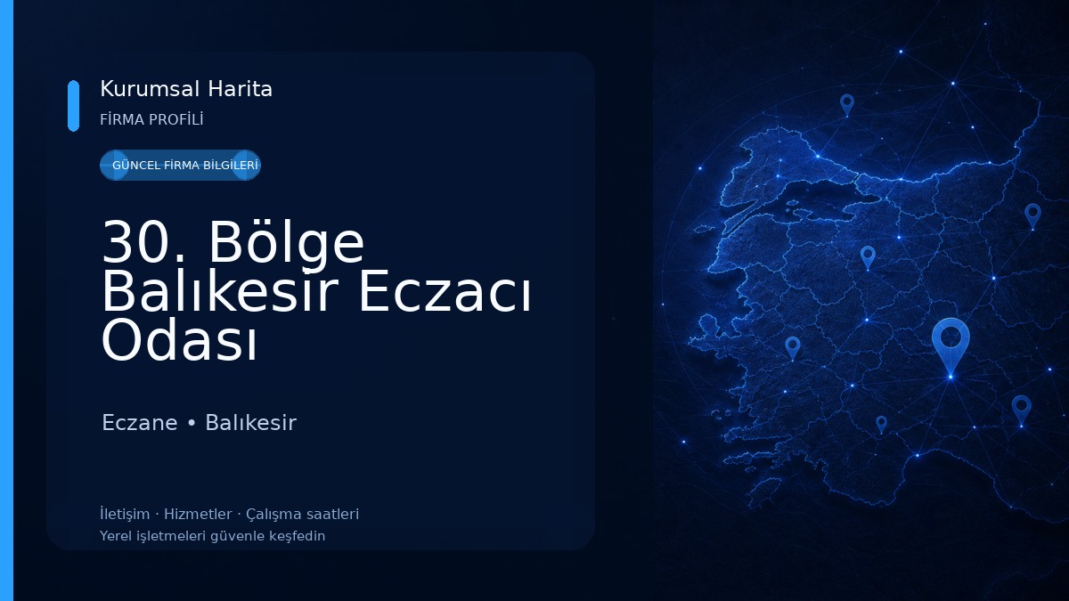 30. Bölge Balıkesir Eczacı Odası