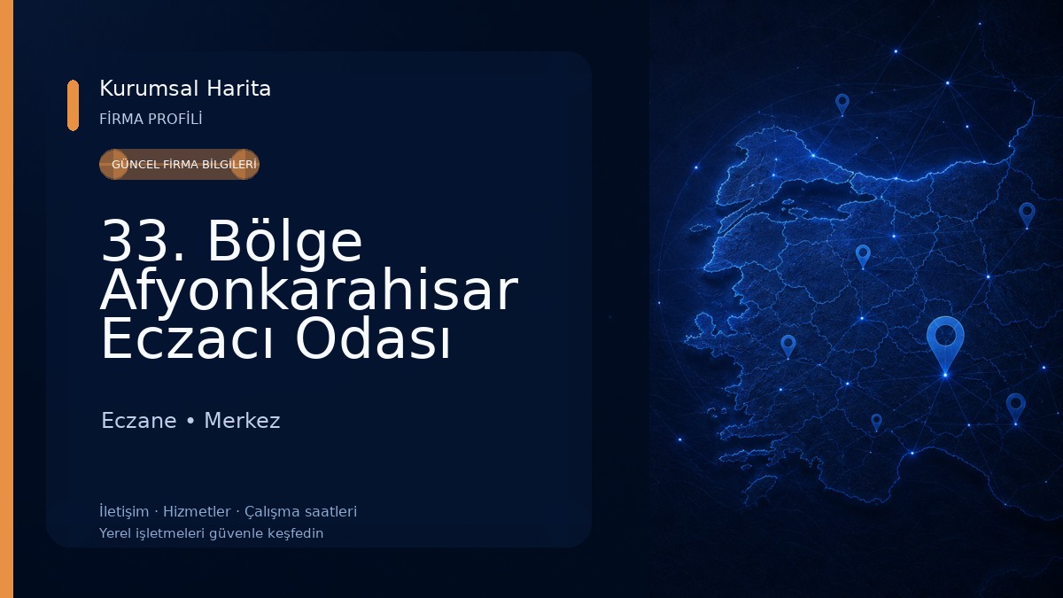 33. Bölge Afyonkarahisar Eczacı Odası