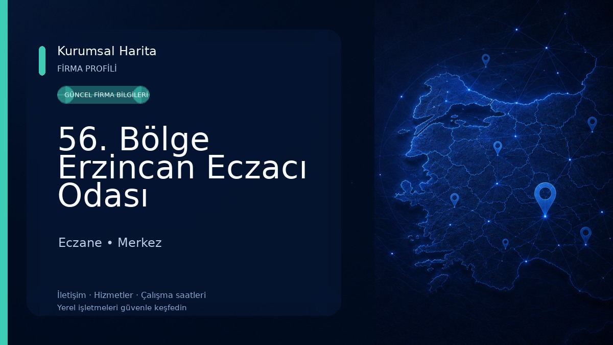 56. Bölge Erzincan Eczacı Odası