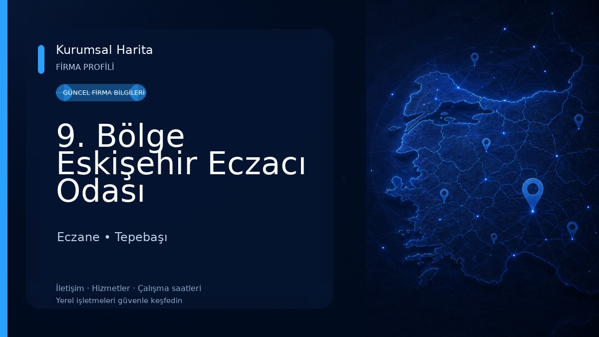 9. Bölge Eskişehir Eczacı Odası