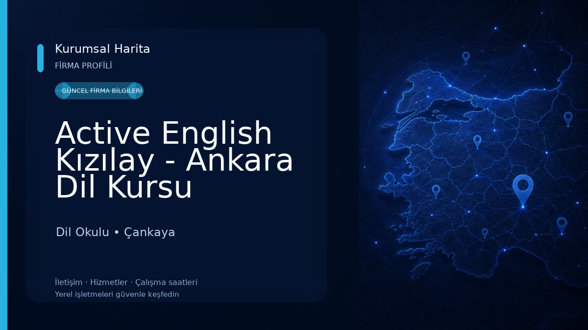 Active English Kızılay - Ankara Dil Kursu Dil Okulu