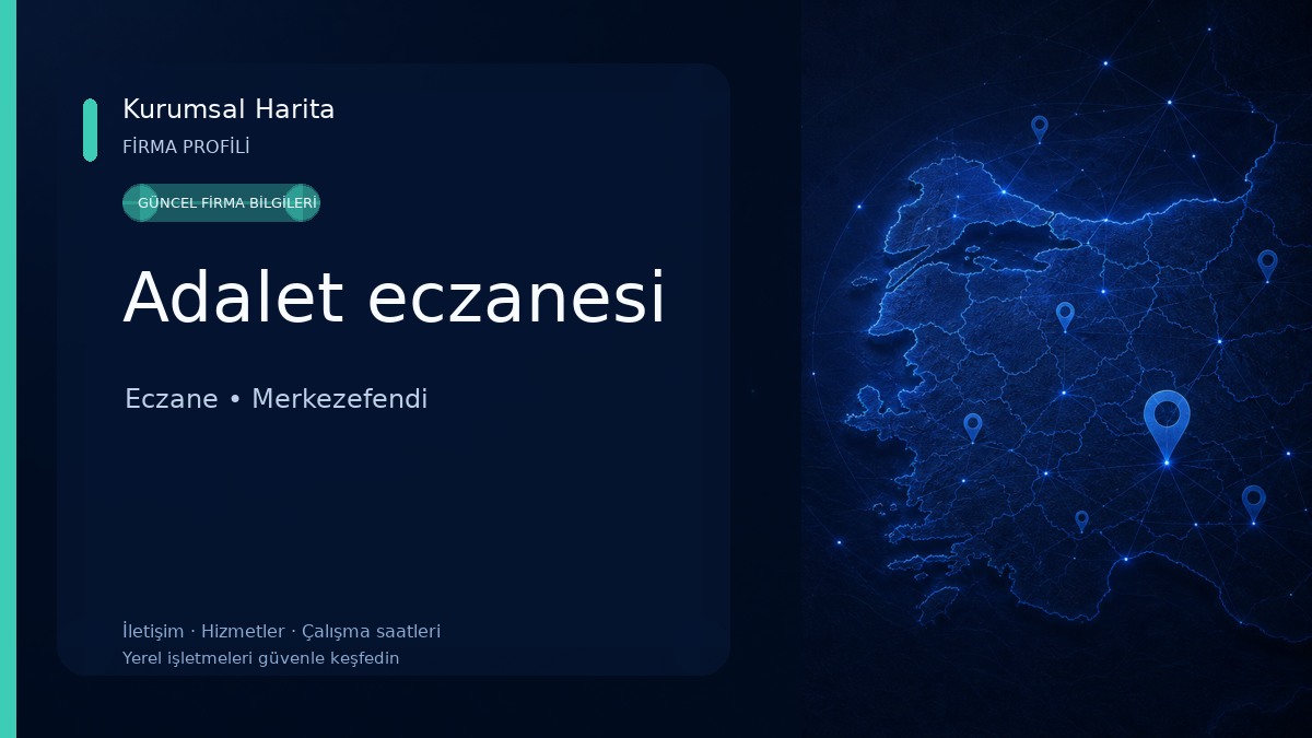 Adalet eczanesi Eczane