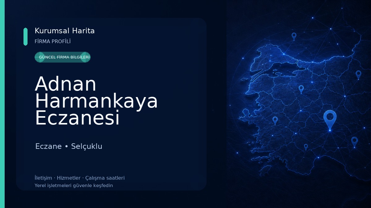 Adnan Harmankaya Eczanesi Eczane
