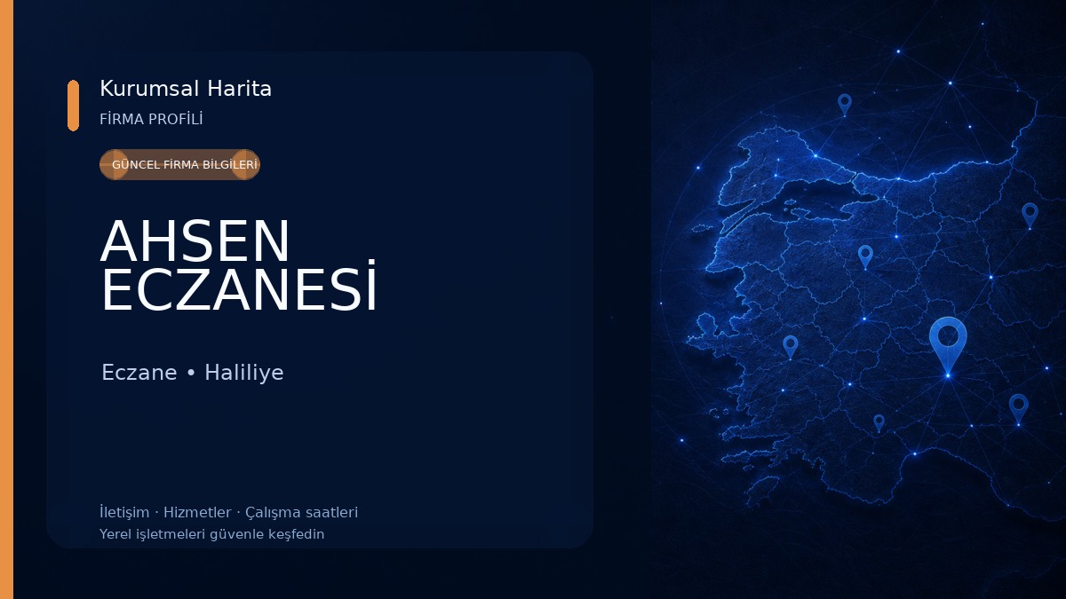 AHSEN ECZANESİ Eczane