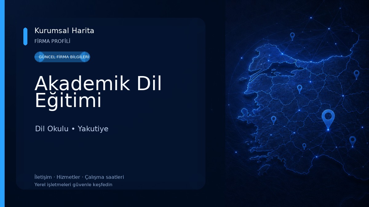 Akademik Dil Eğitimi 
