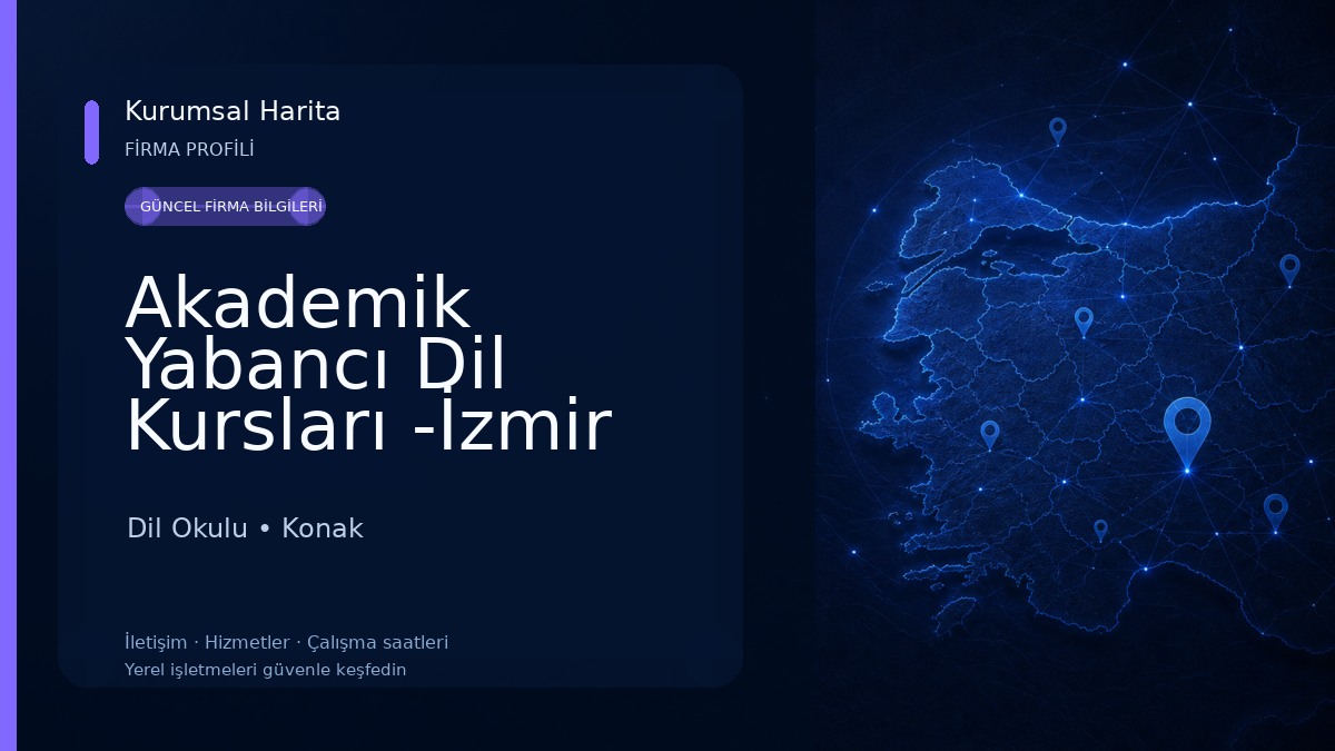Akademik Yabancı Dil Kursları -İzmir İngilizce Kursu-İzmir Almanca Kursu 