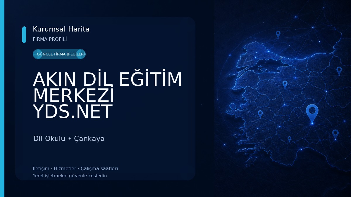 AKIN DİL EĞİTİM MERKEZİ YDS.NET MERKEZİ