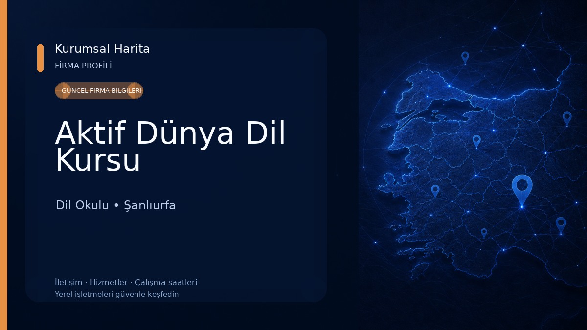 Aktif Dünya Dil Kursu Dil Okulu
