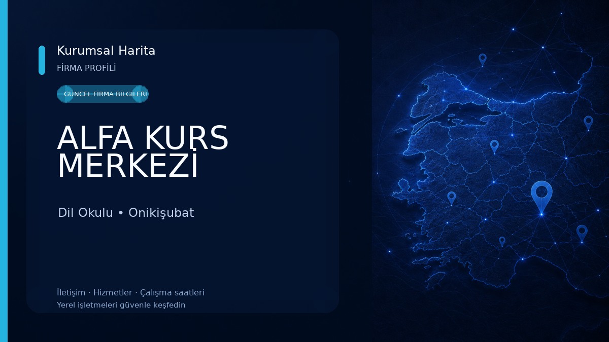 ALFA KURS MERKEZİ Dil Okulu