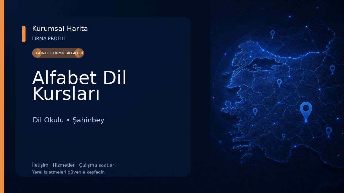 Alfabet Dil Kursları Dil Okulu