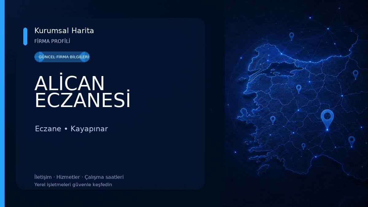 ALİCAN ECZANESİ 