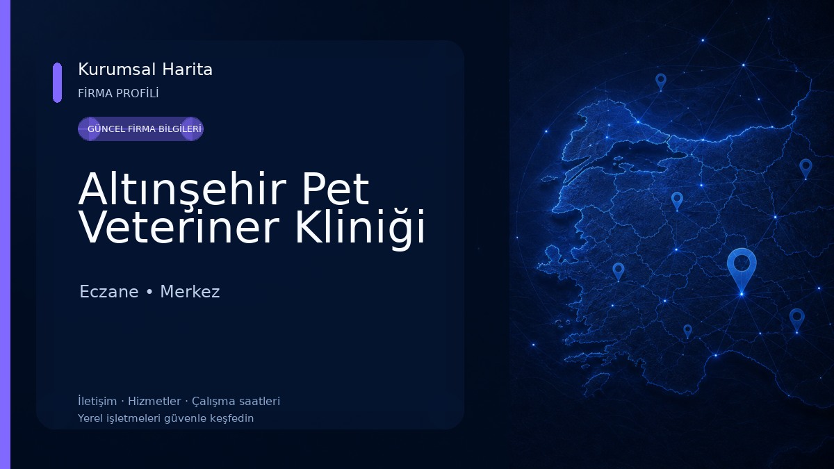 Altınşehir Pet Veteriner Kliniği Eczane