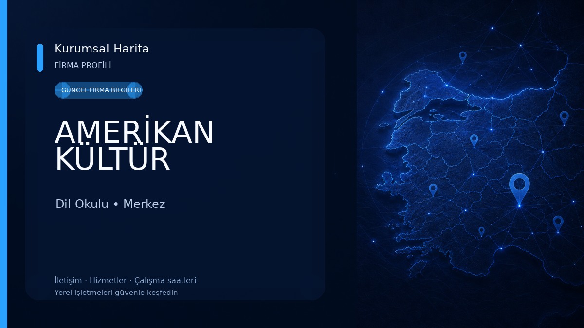 AMERİKAN KÜLTÜR 