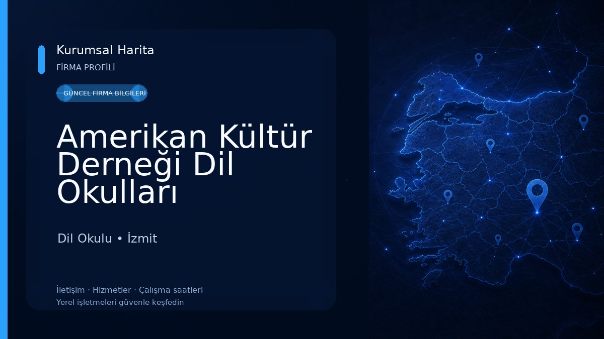 Amerikan Kültür Derneği Dil Okulları Dil Okulu