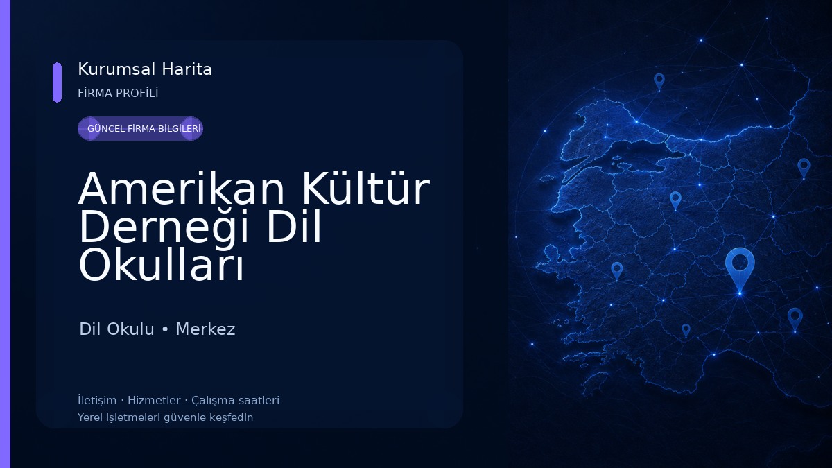 Amerikan Kültür Derneği Dil Okulları 