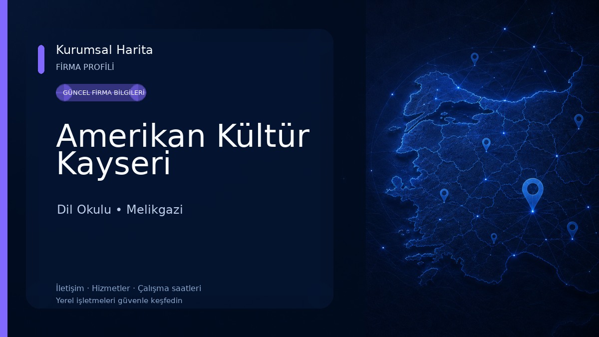 Amerikan Kültür Kayseri