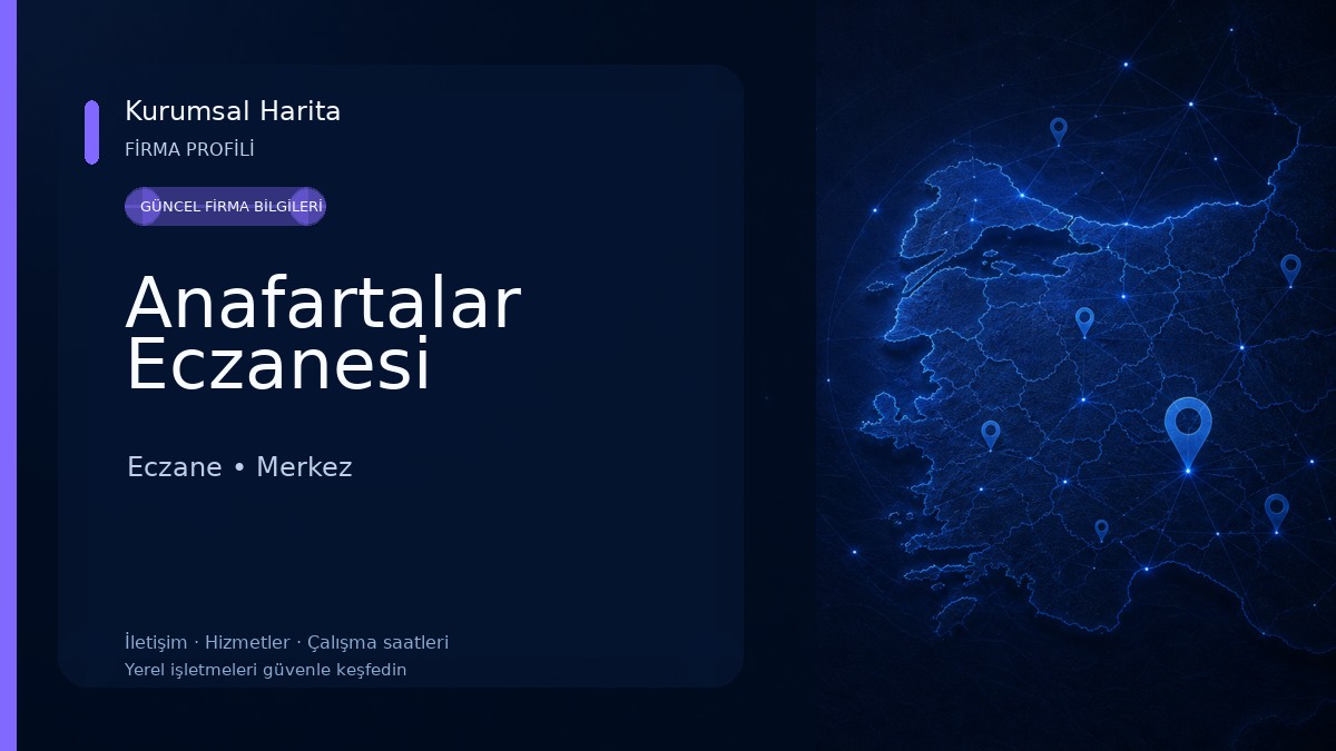 Anafartalar Eczanesi Eczane