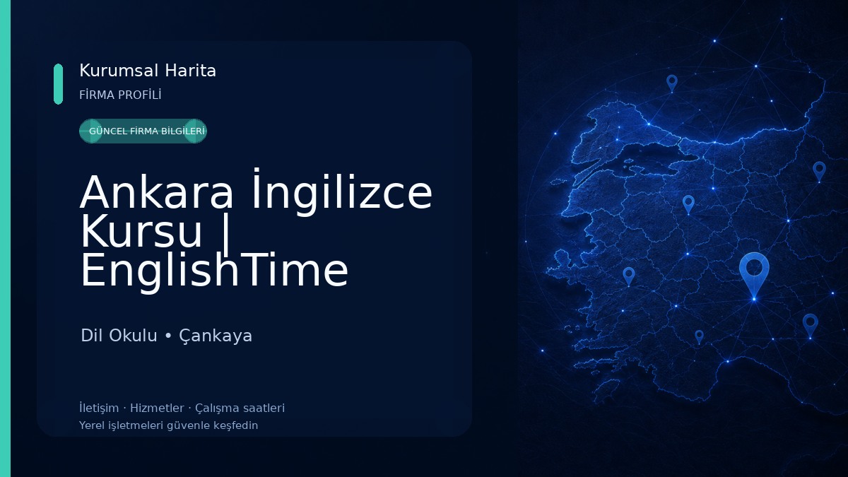 Ankara İngilizce Kursu | EnglishTime Kızılay
