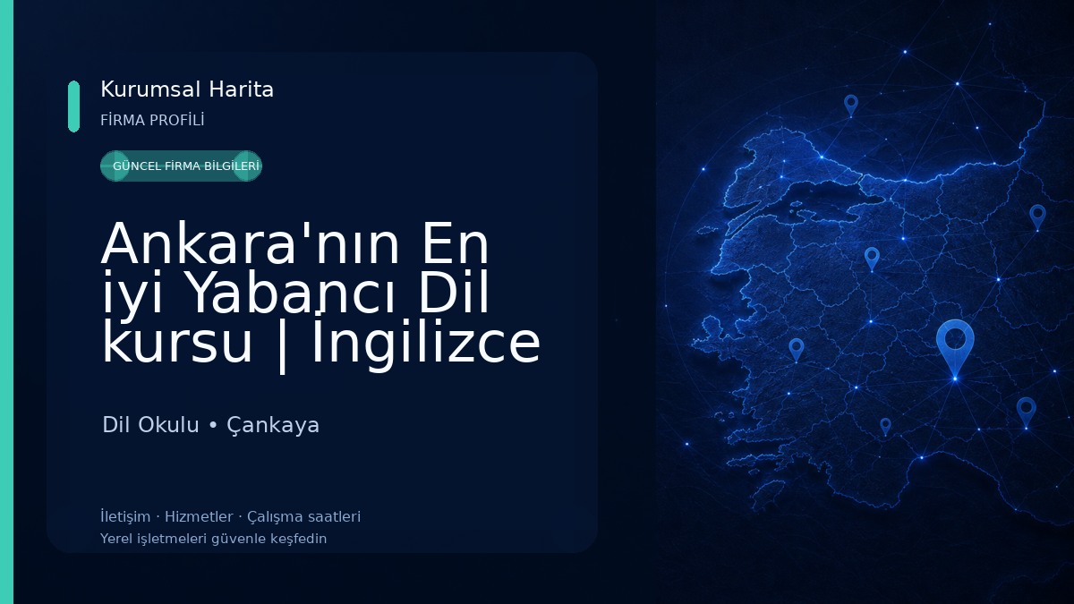 Ankara'nın En iyi Yabancı Dil kursu | İngilizce kursu | Almanca TELC kursu | Kızılay İngilizce kursu Oxford Yayınları Dil