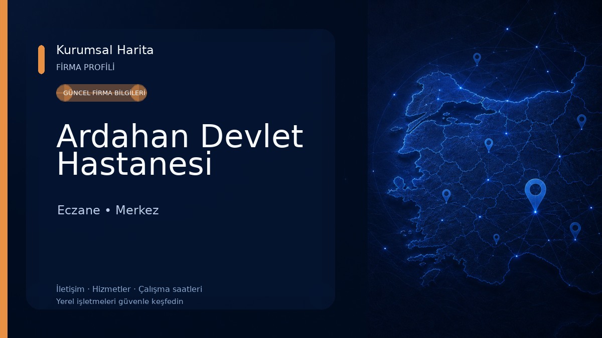 Ardahan Devlet Hastanesi Eczane