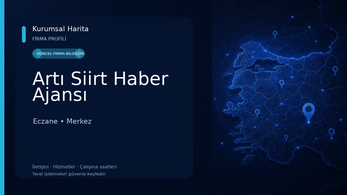 Artı Siirt Haber Ajansı Eczane