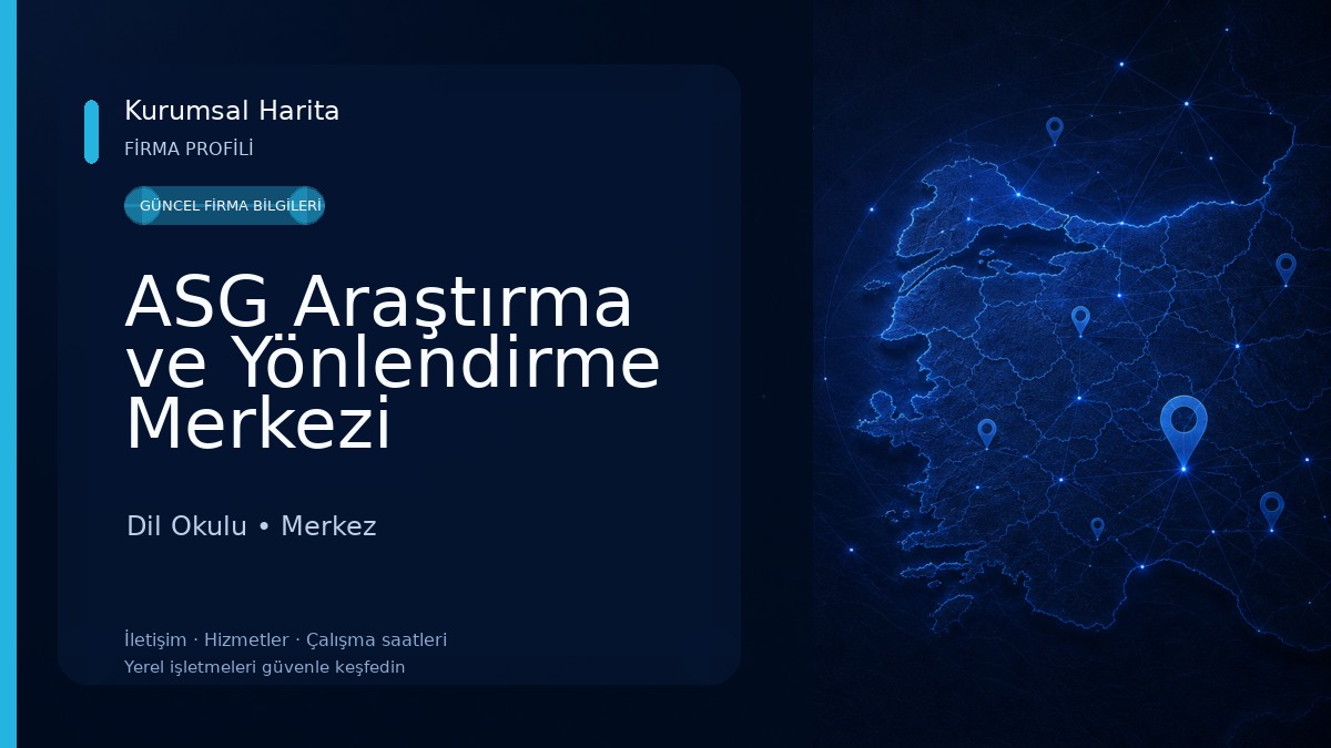 ASG Araştırma ve Yönlendirme Merkezi 