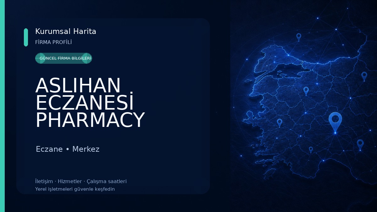 ASLIHAN ECZANESİ PHARMACY Eczane