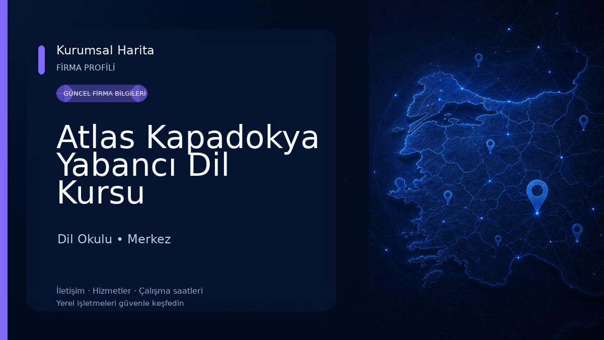 Atlas Kapadokya Yabancı Dil Kursu