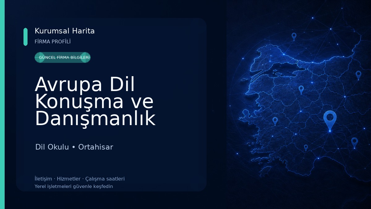 Avrupa Dil Konuşma ve Danışmanlık Merkezi Dil Okulu