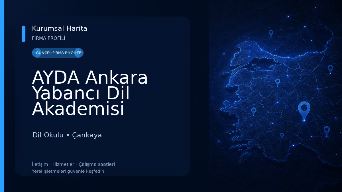 AYDA Ankara Yabancı Dil Akademisi 