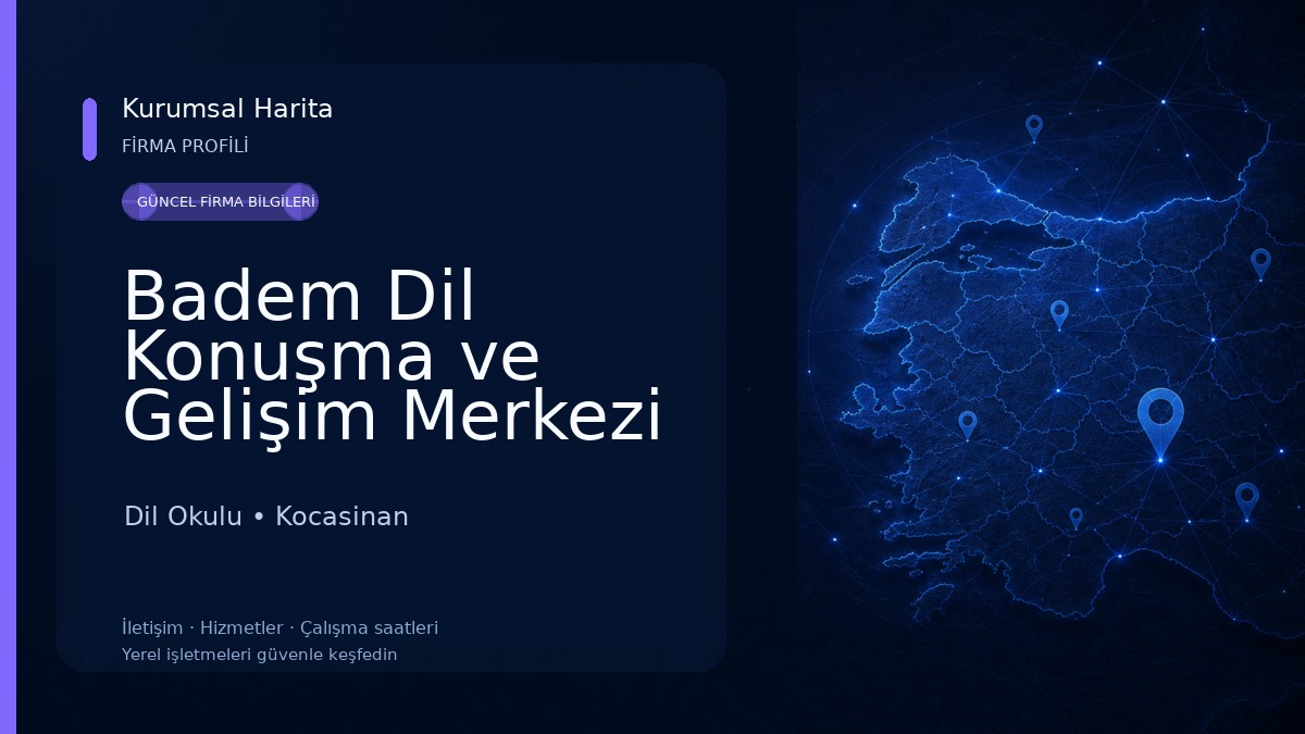 Badem Dil Konuşma ve Gelişim Merkezi Dil Okulu