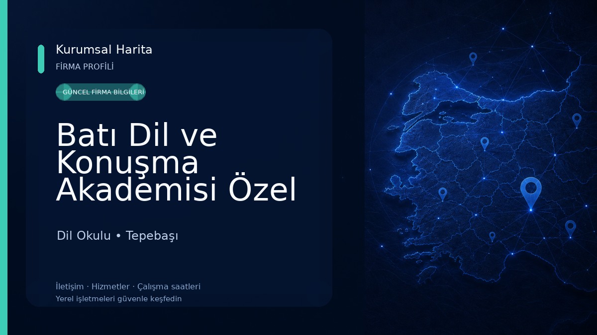 Batı Dil ve Konuşma Akademisi Özel Eğitim ve Rehabilitasyon Merkezi Dil ve Konuşma Terapisti Dil Okulu