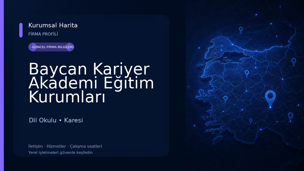 Baycan Kariyer Akademi Eğitim Kurumları Dil Okulu