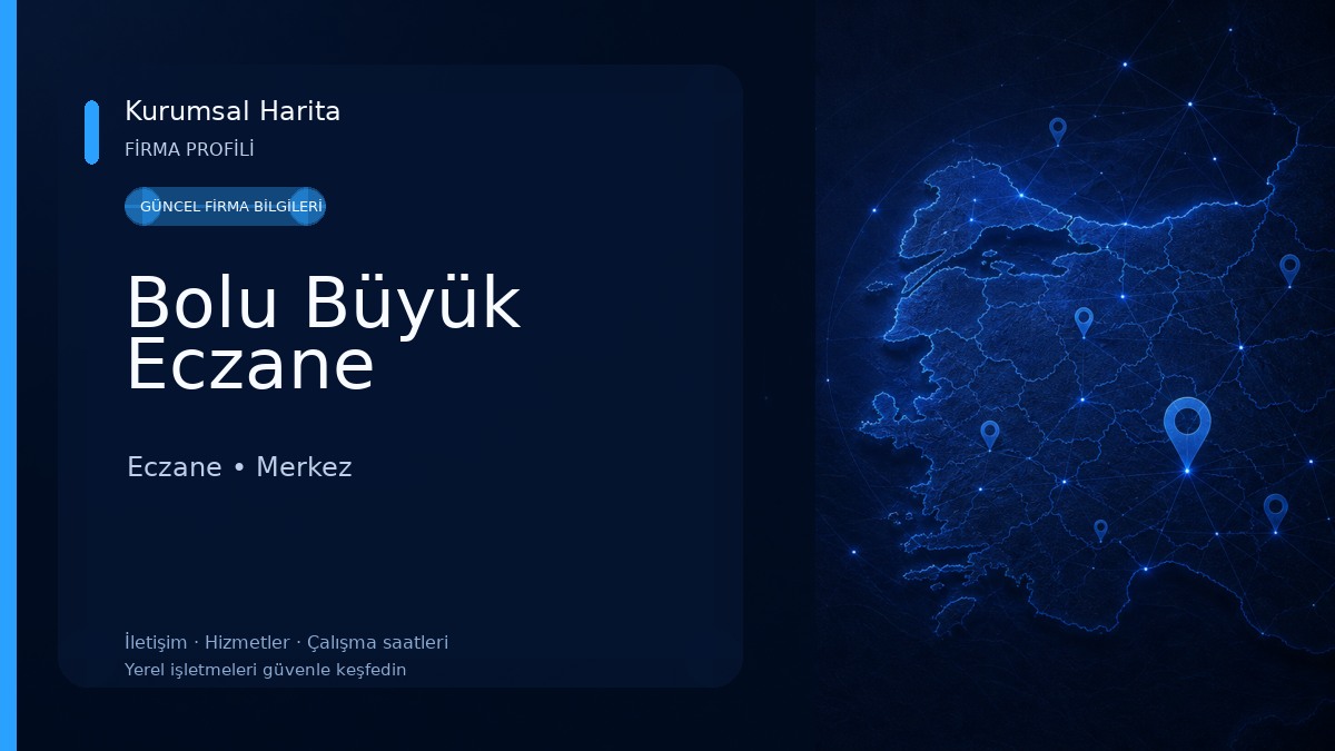 Bolu Büyük Eczane