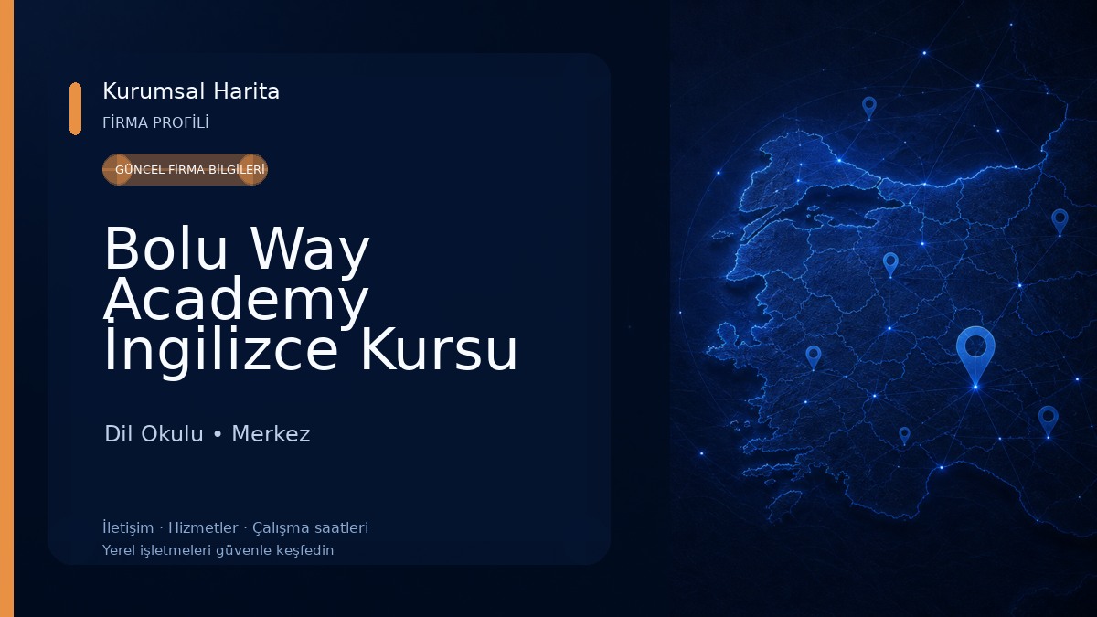 Bolu Way Academy İngilizce Kursu Almanca İelts Toefl Bolu Yds Kursu