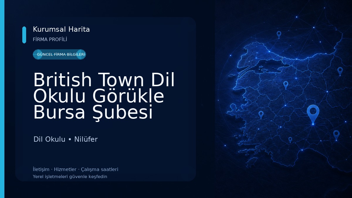 British Town Dil Okulu Görükle Bursa Şubesi Dil Okulu