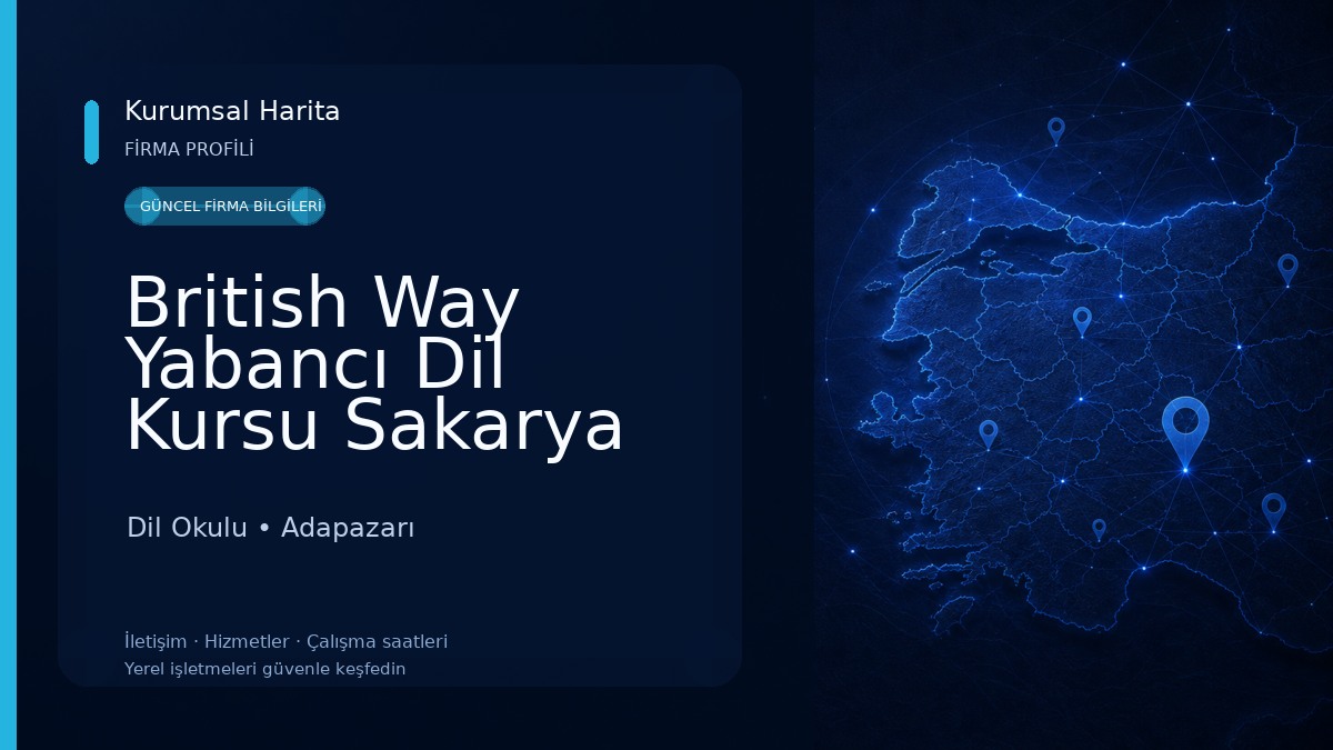 British Way Yabancı Dil Kursu Sakarya