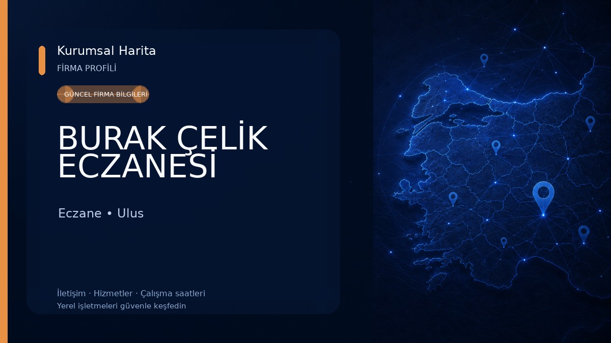 BURAK ÇELİK ECZANESİ Eczane
