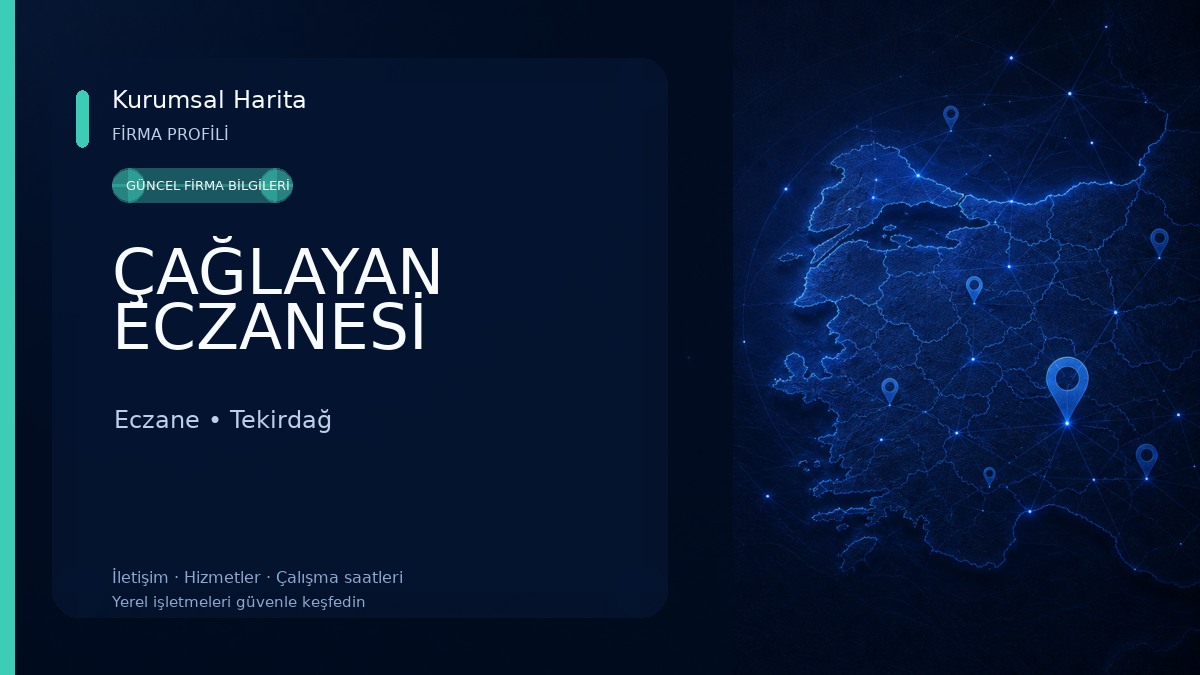 ÇAĞLAYAN ECZANESİ Eczane
