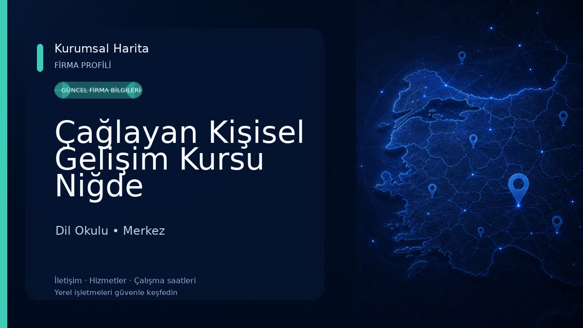 Çağlayan Kişisel Gelişim Kursu Niğde