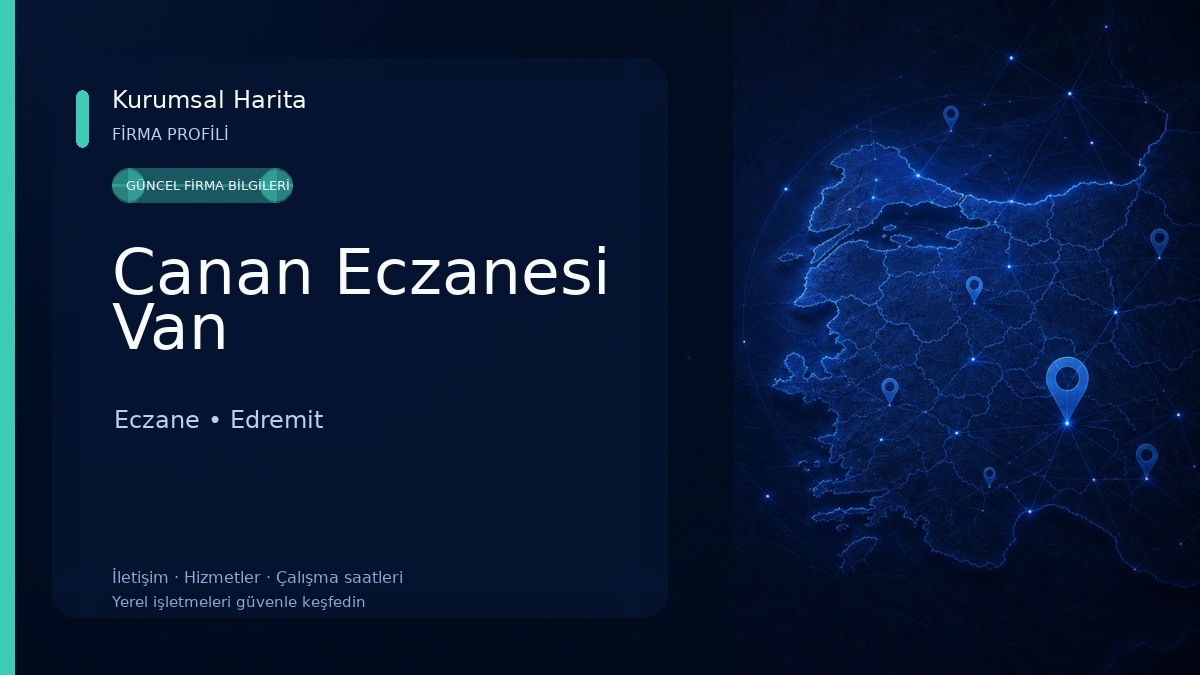 Canan Eczanesi Van Eczane