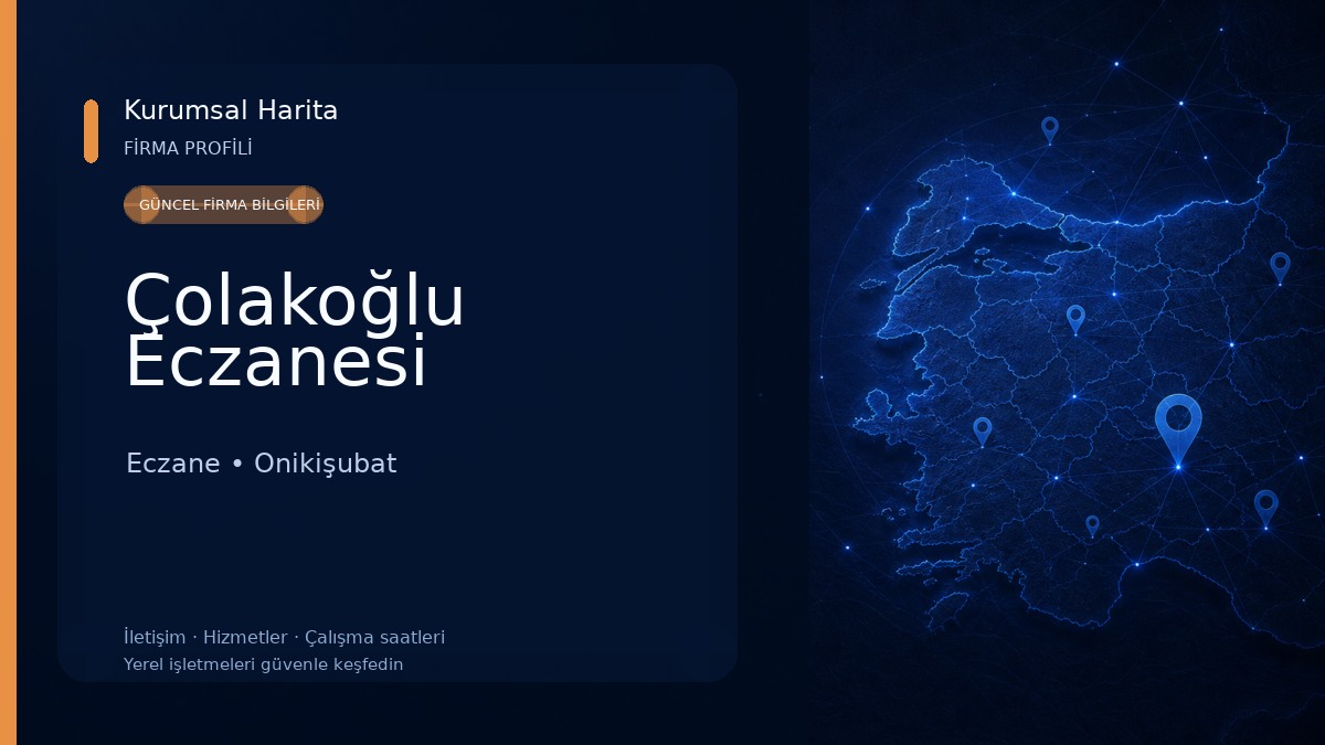 Çolakoğlu Eczanesi Eczane