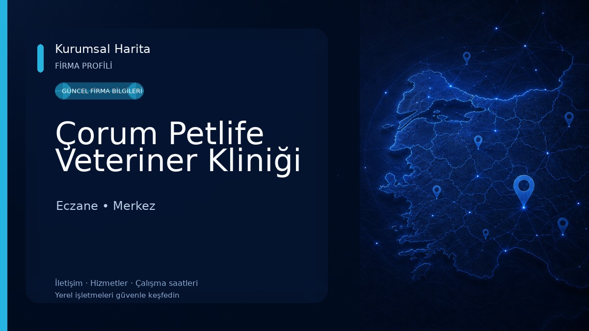 Çorum Petlife Veteriner Kliniği