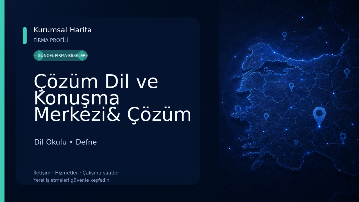 Çözüm Dil ve Konuşma Merkezi& Çözüm Speech and Language Therapy Center