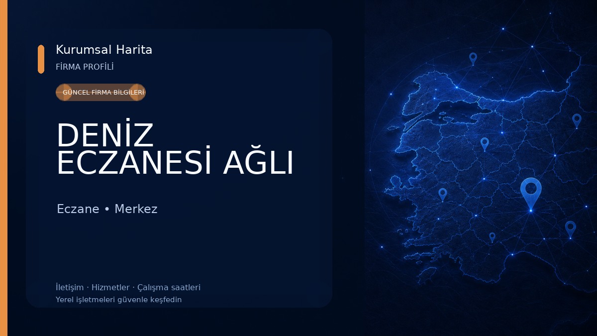 DENİZ ECZANESİ AĞLI Eczane
