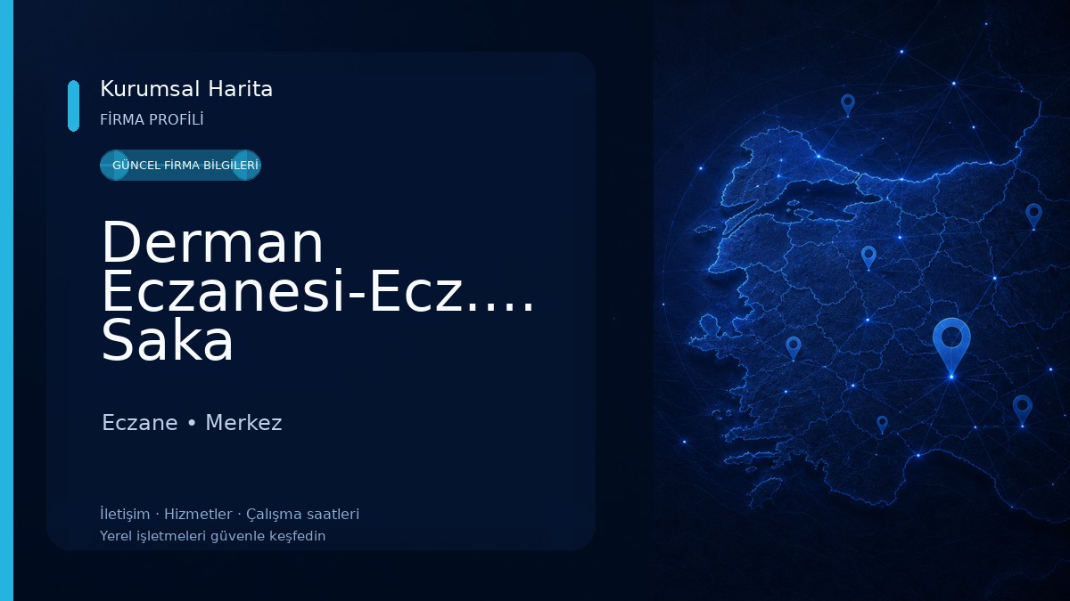 Derman Eczanesi-Ecz.Ahmet Saka