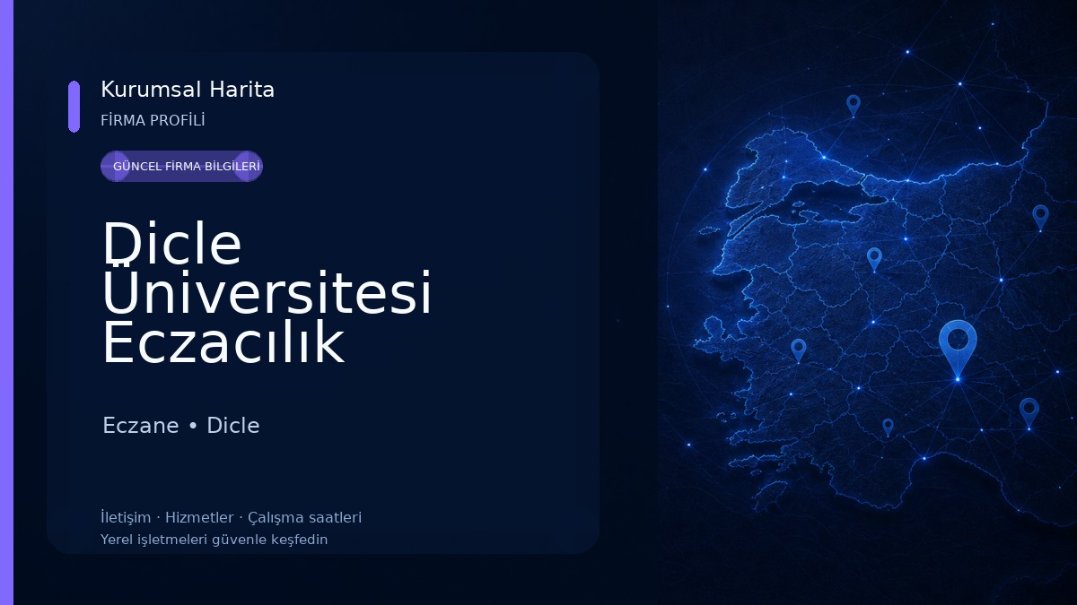 Dicle Üniversitesi Eczacılık Fakültesi Eczane