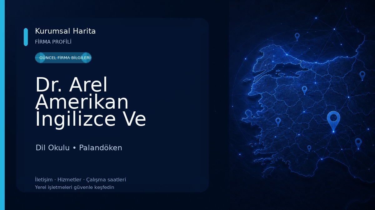 Dr. Arel Amerikan İngilizce Ve Montessori Kreş ve Okul Öncesi Eğitim Dil Okulu