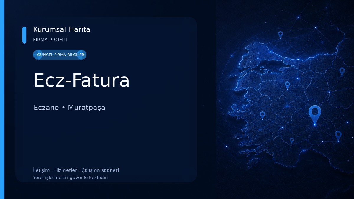 Ecz-Fatura Eczane