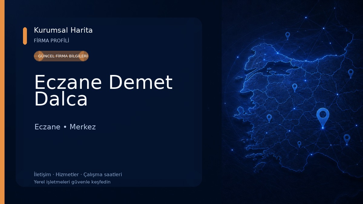 Eczane Demet Dalca Eczane